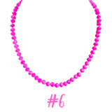 (7 Colors) Handmade Neon Crystal Candy Necklaces