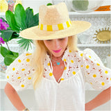 Palm Frond Sunshine Hat, Handmade in Guatemala