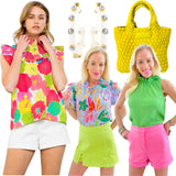 Lime Denim High Rise Austin Skort