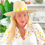 Palm Frond Sunshine Hat, Handmade in Guatemala