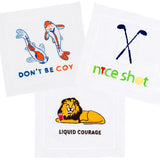 (23 Styles) Hand Embroidered Cocktail Napkins (fab gift!)