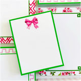 Spring Hued 40 Pack Paper Napkins & 100 Page Notepads