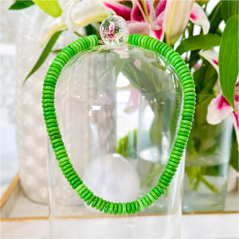 Handmade Green Magnesite Necklace