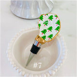 (21 Styles) Hand Painted SC Oyster Shell Wine Stoppers