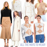 Subtle Sequin & Fine Knit Thalia Sweater