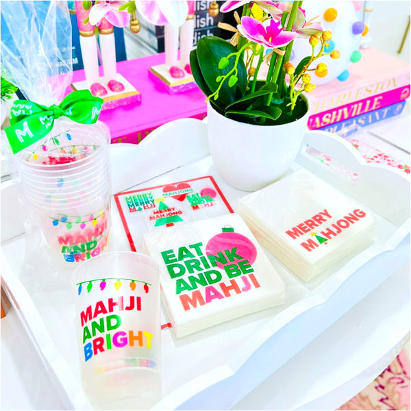 Mahjong Gift Set For Women - 6 Piece Themed Accessories For Players & Fans