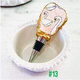 (21 Styles) Hand Painted SC Oyster Shell Wine Stoppers