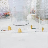 Handmade Acrylic Holiday Picture Frames - Nutcracker & Christmas Tree