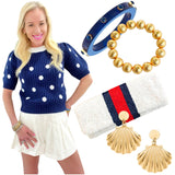 Gold Plated Handmade Earrings & Bracelets