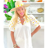 Palm Frond Sunshine Hat, Handmade in Guatemala