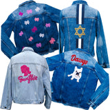 (20 Styles) Hand Beaded Custom Denim Jackets