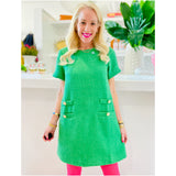 Green Tweed Kury Dress