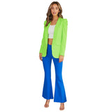 Cerulean Blue Twill Denim Mila Jeans