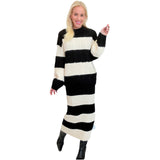 Black & Ivory Wool Blend Dasha Sweater