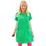 Green Tweed Kury Dress