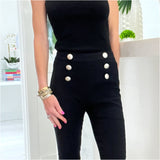 “Go-To” Black High Waisted Stretchy Pants