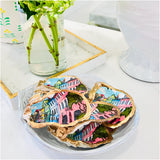 Hand Painted Rainbow Row Lowcountry Oyster Shell Bowls