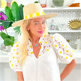 Palm Frond Sunshine Hat, Handmade in Guatemala