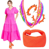 (7 Colors) Handmade Neon Crystal Candy Necklaces