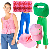 Green Twill Denim Mila Jeans