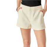 Off White Textured Camille Shorts & Top (sold separately)