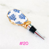 (21 Styles) Hand Painted SC Oyster Shell Wine Stoppers