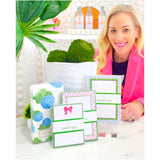 Spring Hued 40 Pack Paper Napkins & 100 Page Notepads