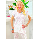 Pima Cotton Pink Bunny Pajama Set