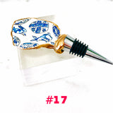 (21 Styles) Hand Painted SC Oyster Shell Wine Stoppers