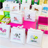 (23 Styles) Hand Embroidered Cocktail Napkins (fab gift!)