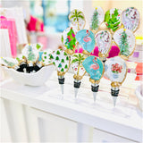 (21 Styles) Hand Painted SC Oyster Shell Wine Stoppers