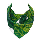 Handmade Beaded Palms Collar Necklace & Holiday Bag