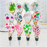 (21 Styles) Hand Painted SC Oyster Shell Wine Stoppers