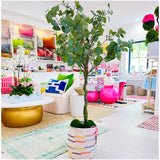 Handmade Rainbow Swahili Baskets or Planters
