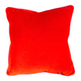(Set of 2) 7 Colors - Velvet 22” Pillows with Contrasting Color Trim