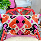 Handmade Silk Velvet 16”x24” Large Lumbar Pillows