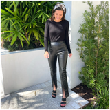 Black & Gold Lexi Heels with Comfort Fit Band, Handmade in Italy