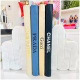 Historical Monographs of Iconic Fashion Houses, Bound by Hand in LEATHER
