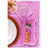 Ambroeus Towels, Placemats, Scalloped Dinner Napkins & Tablecloth