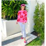 Pink Leather Foldable Sandring Flats with Double Cushion Insole & Travel Purse, made in London