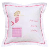 Hand Cross Stitched TOOTH FAIRY Pillows with Pocket (Pillow Insert Included)