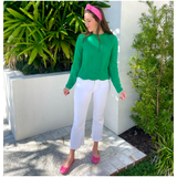 Pink Leather Foldable Sandring Flats with Double Cushion Insole & Travel Purse, made in London
