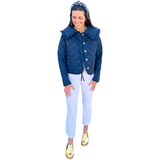 Gold Leather Malmo Clog with Gold Strap & Wooden Heel with Rubber Sole, Handmade in Sweden