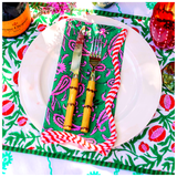 Noel Quilted Placemats, Dinner Napkins, Coasters & Tablecloths