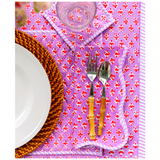 Ambroeus Towels, Placemats, Scalloped Dinner Napkins & Tablecloth