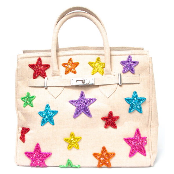 Star With Cowhide Canvas Tote – The Jewelers Edge