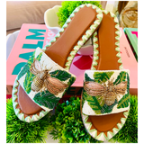 Custom Made to Order Hand Beaded Sandals - 9 STYLES!