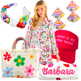 Hand Beaded Monogrammed Lips Bag with Optional Shoulder Chain