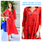 Aspiga Organic Cotton Embroidered Willow Dress