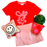 Needlepoint “Love Is Love Is Love” Pillow with Velvet Back